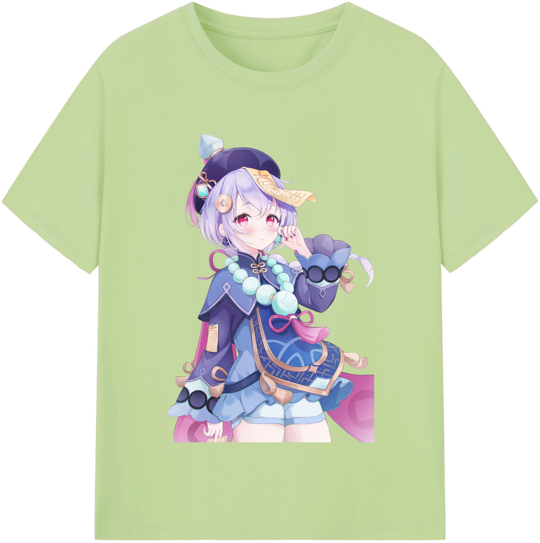 げんし神 七七 なな  genshin Nana 綿100％半袖Tシャツ（フロントプリント）